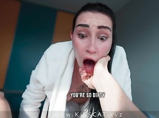 oops, did Jerk on Stepmother? Caught step son twice cum inside young stepmom ?? Surprise hot fuck
