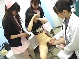 Asian Nurses Make Their Patient Squirt